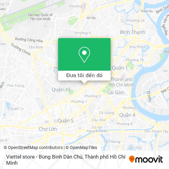 Bản đồ Viettel store - Bùng Binh Dân Chủ