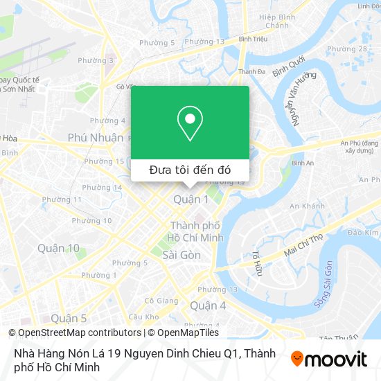 Bản đồ Nhà Hàng Nón Lá 19 Nguyen Dinh Chieu Q1