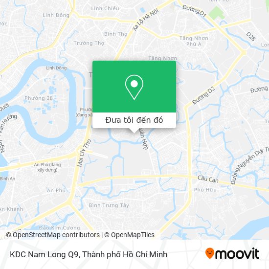Bản đồ KDC Nam Long Q9