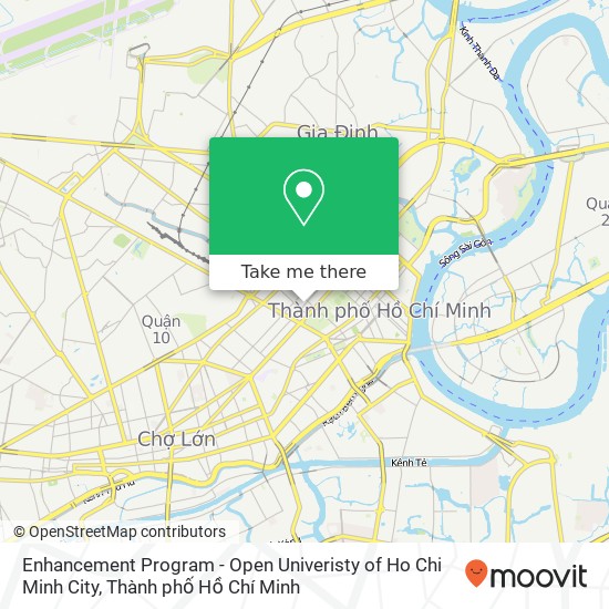 Bản đồ Enhancement Program - Open Univeristy of Ho Chi Minh City