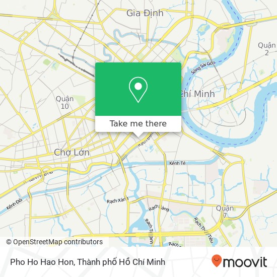 Bản đồ Pho Ho Hao Hon