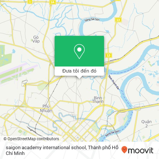 Bản đồ saigon academy international school