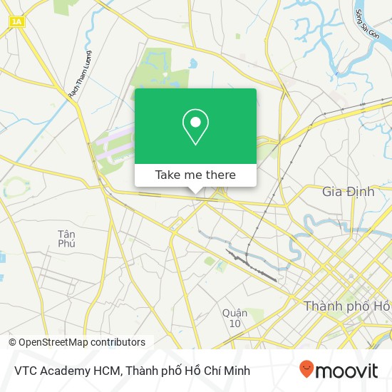 Bản đồ VTC Academy HCM