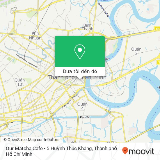 Bản đồ Our Matcha Cafe - 5 Huỳnh Thúc Kháng