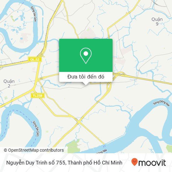 Bản đồ Nguyễn Duy Trinh số 755