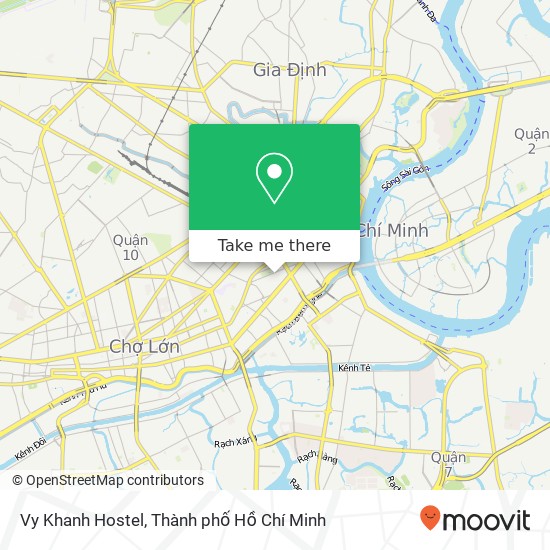 Bản đồ Vy Khanh Hostel