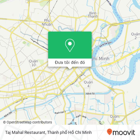 Bản đồ Taj Mahal Restaurant