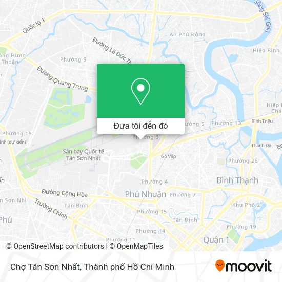 Bản đồ Chợ Tân Sơn Nhất