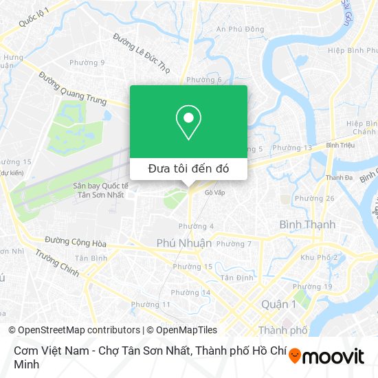 Bản đồ Cơm Việt Nam - Chợ Tân Sơn Nhất