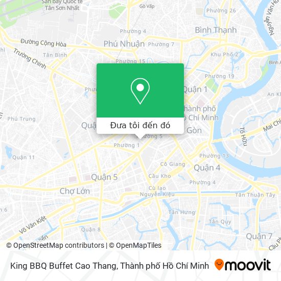 Bản đồ King BBQ Buffet Cao Thang