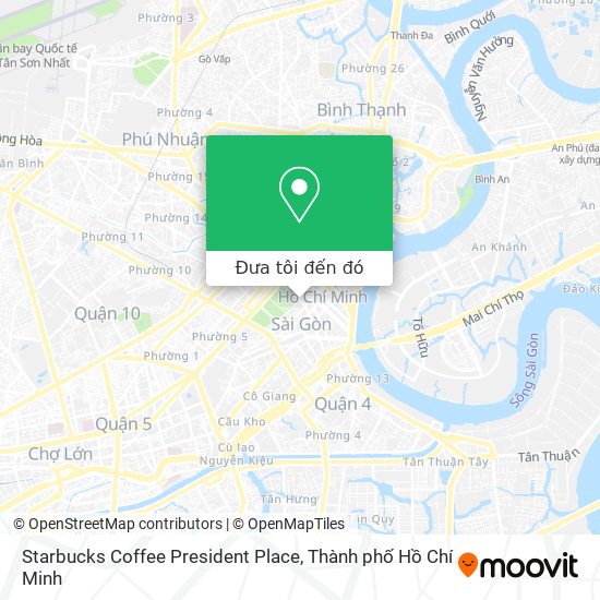 Bản đồ Starbucks Coffee President Place