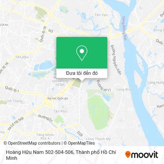Bản đồ Hoàng Hữu Nam 502-504-506