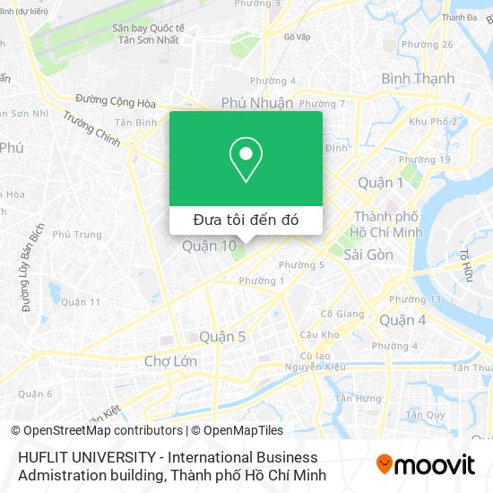 Bản đồ HUFLIT UNIVERSITY - International Business Admistration building