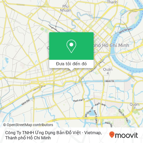 Bản đồ Công Ty TNHH Ứng Dụng Bản Đồ Việt - Vietmap