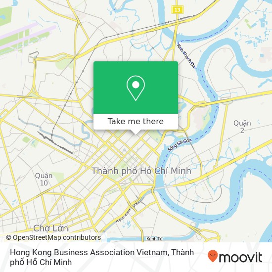 Bản đồ Hong Kong Business Association Vietnam