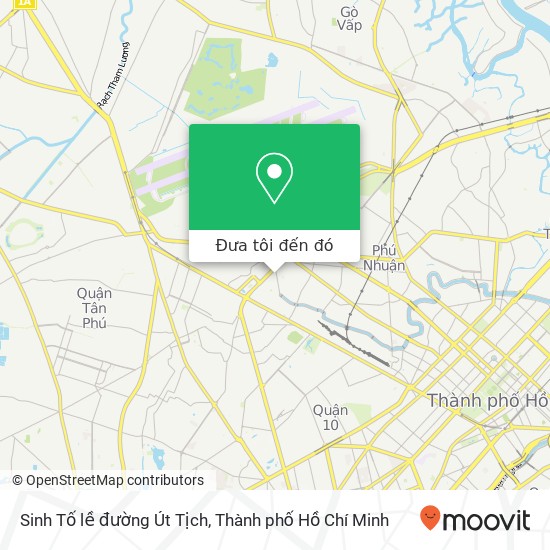 Bản đồ Sinh Tố lề đường Út Tịch