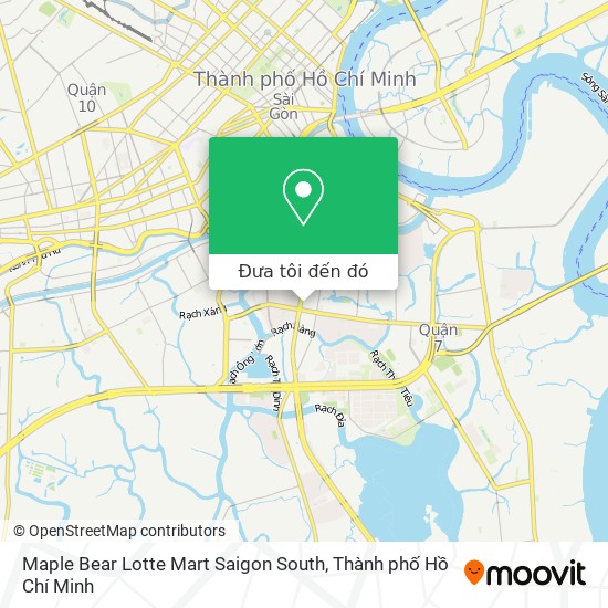 Bản đồ Maple Bear Lotte Mart Saigon South