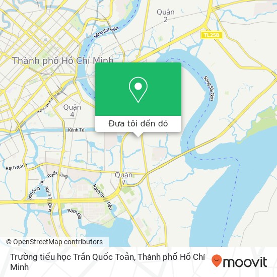 Bản đồ Trường tiểu học Trần Quốc Toản