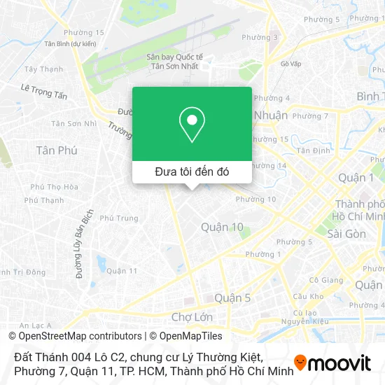Bản đồ Đất Thánh 004 Lô C2, chung cư Lý Thường Kiệt, Phường 7, Quận 11, TP. HCM