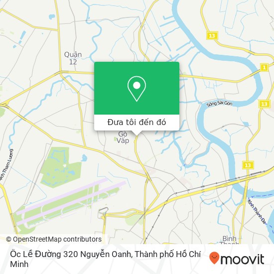 Bản đồ Ốc Lề Đường 320 Nguyễn Oanh