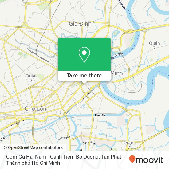 Bản đồ Com Ga Hai Nam - Canh Tiem Bo Duong. Tan Phat