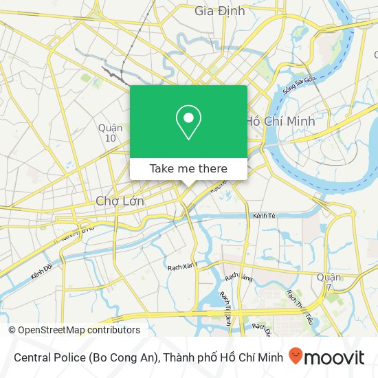 Bản đồ Central Police (Bo Cong An)