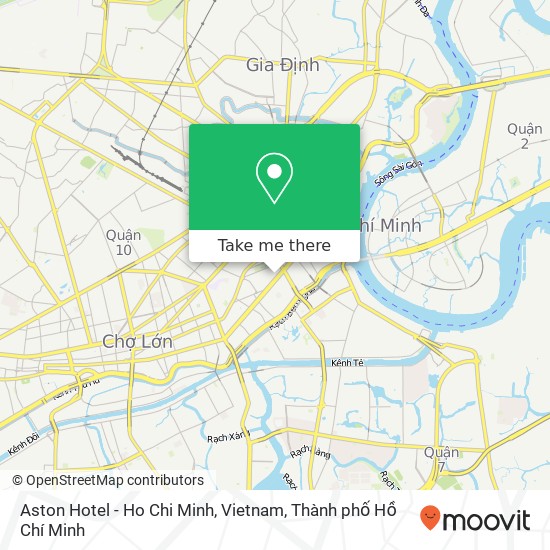 Bản đồ Aston Hotel - Ho Chi Minh, Vietnam