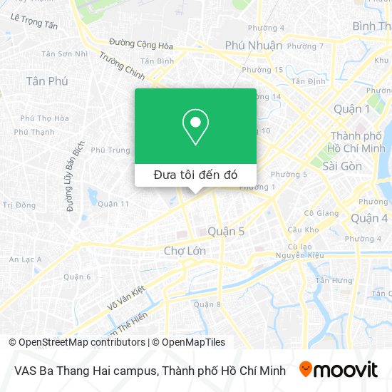 Bản đồ VAS Ba Thang Hai campus