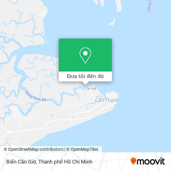 Bản đồ Biển Cần Giờ