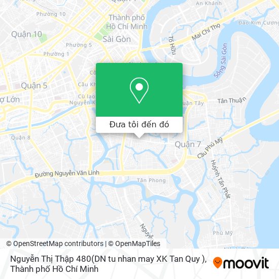 Bản đồ Nguyễn Thị Thập 480(DN tu nhan may XK Tan Quy )