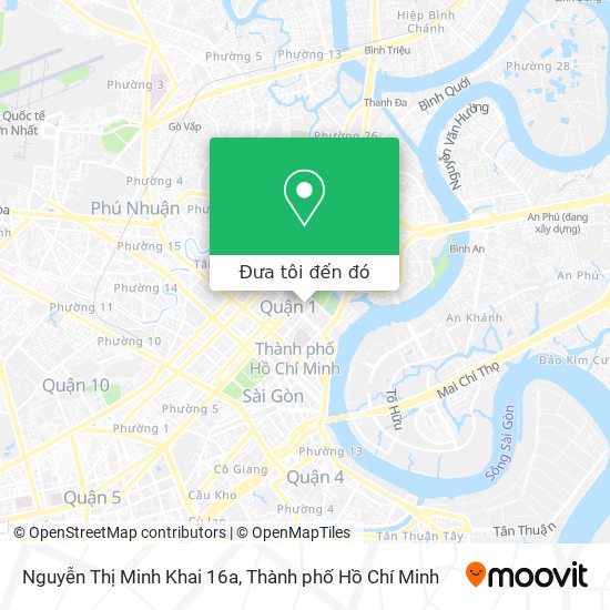 Bản đồ Nguyễn Thị Minh Khai 16a