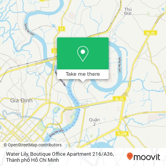 Bản đồ Water Lily, Boutique Office Apartment 216 / A36