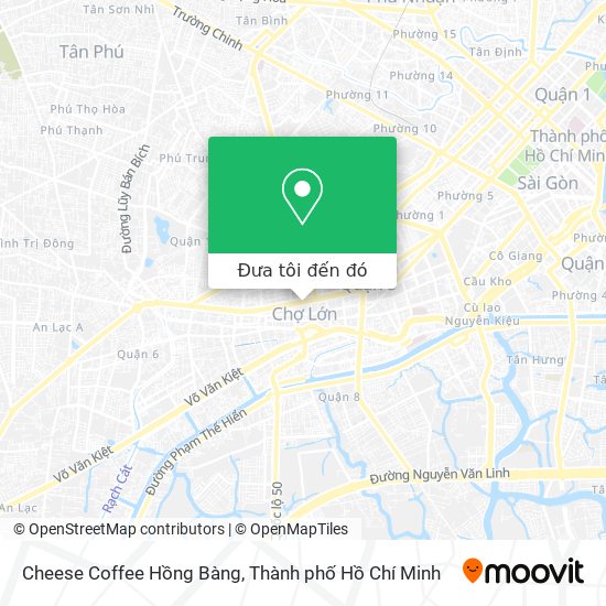 Bản đồ Cheese Coffee Hồng Bàng