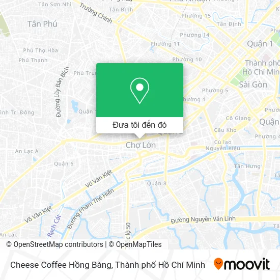 Bản đồ Cheese Coffee Hồng Bàng