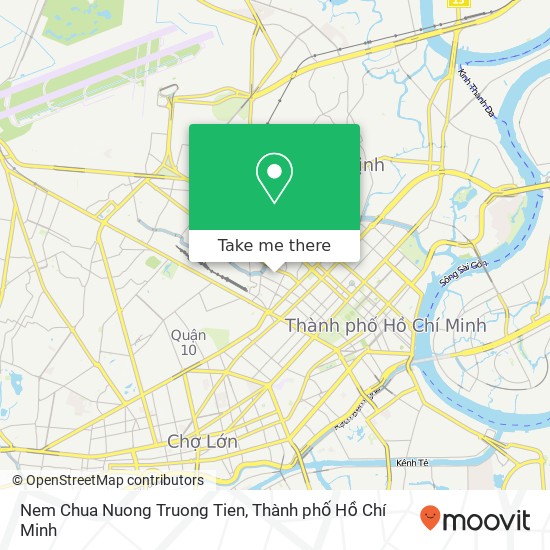 Bản đồ Nem Chua Nuong Truong Tien