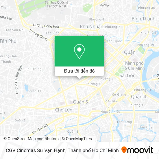 Bản đồ CGV Cinemas Sư Vạn Hạnh