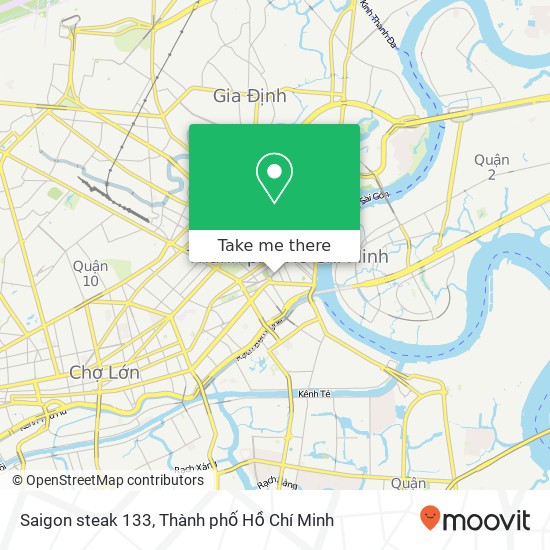 Bản đồ Saigon steak 133