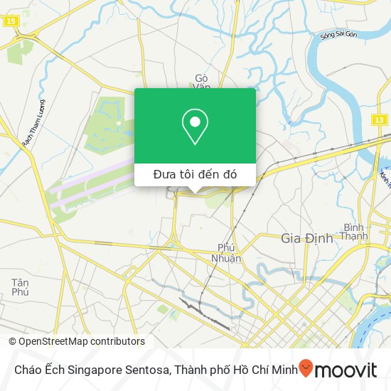 Bản đồ Cháo Ếch Singapore Sentosa