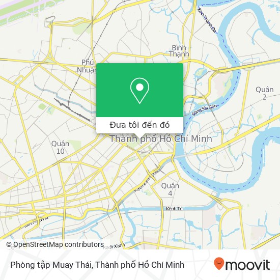 Bản đồ Phòng tập Muay Thái
