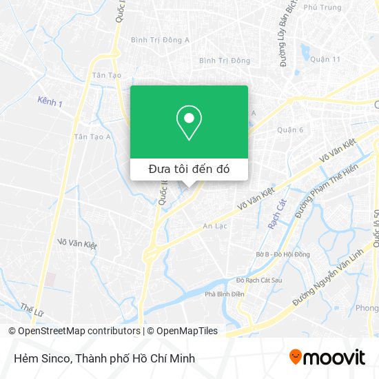 Bản đồ Hẻm Sinco