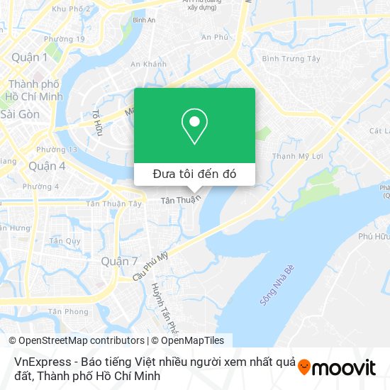 Bản đồ VnExpress - Báo tiếng Việt nhiều người xem nhất quả đất