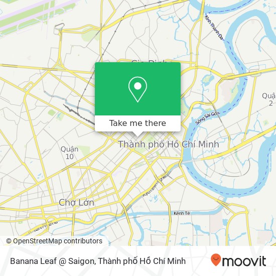 Bản đồ Banana  Leaf @ Saigon