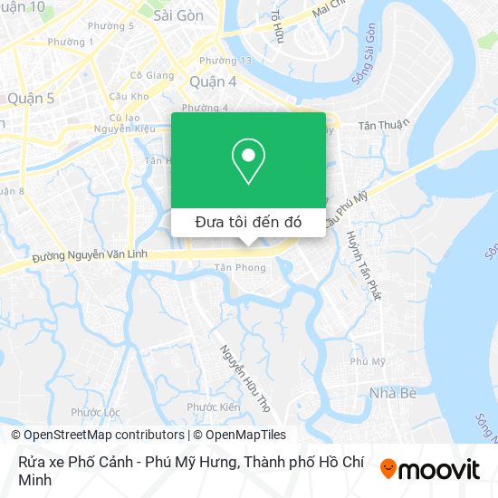 Bản đồ Rửa xe Phố Cảnh - Phú Mỹ Hưng