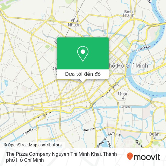 Bản đồ The Pizza Company Nguyen Thi Minh Khai