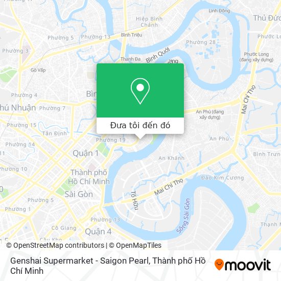 Bản đồ Genshai Supermarket - Saigon Pearl