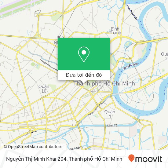 Bản đồ Nguyễn Thị Minh Khai 204