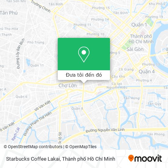Bản đồ Starbucks Coffee Lakai