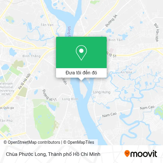 Bản đồ Chùa Phước Long