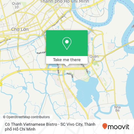 Bản đồ Cô Thanh Vietnamese Bistro - SC Vivo City