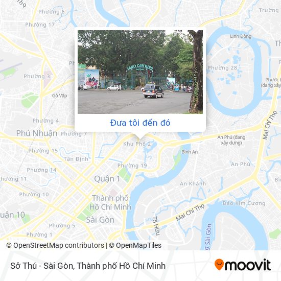 Bản đồ Sở Thú - Sài Gòn